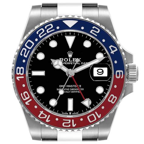 rolex uomo acciaio e rosso|rolex gmt master ii orologio.